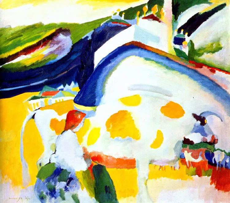 La Vache - Vassily Kandinsky image 1 tableau peint à l’huile sur toile