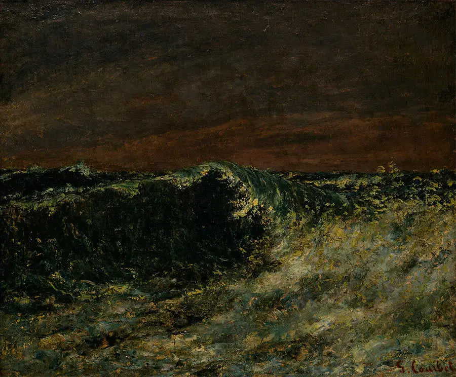 La Vague - Gustave Courbet