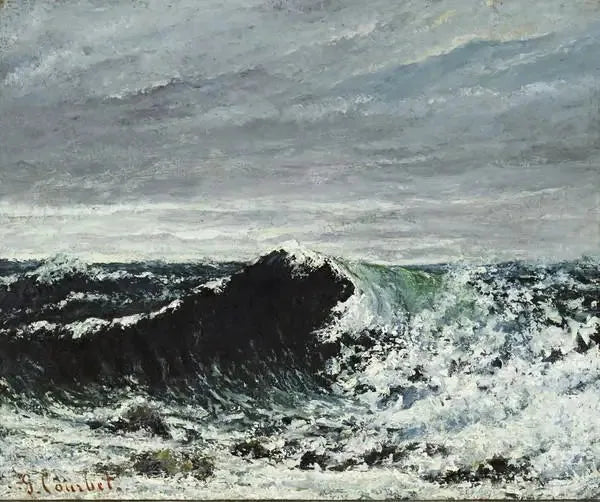 La vague - Gustave Courbet