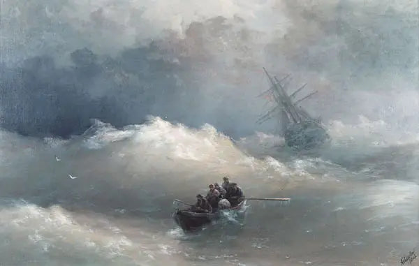 La Vague - Ivan Aïvazovski image 1 copie de tableau peinte à la main