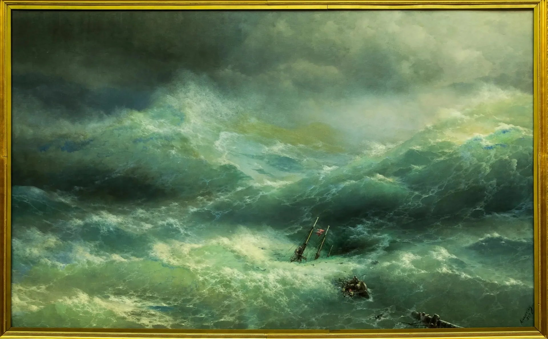 La Vague - Ivan Aïvazovski image 1 tableau peint à l’huile sur toile