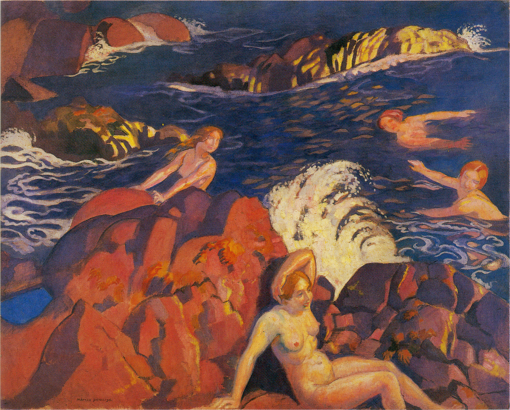 La vague - Maurice Denis image 1 copie peinte à la main à l’huile