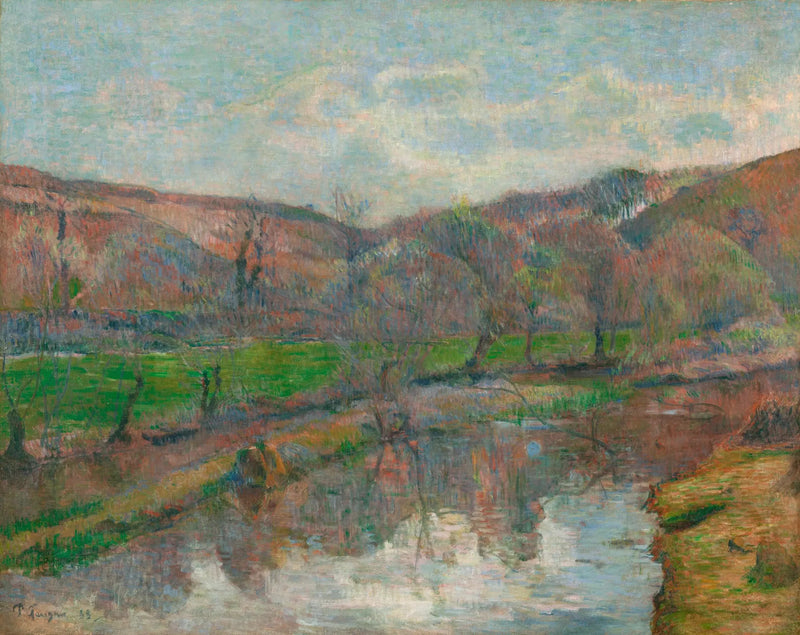 La vallée de l'Aven et le mont de Pont-Aven - Paul Gauguin