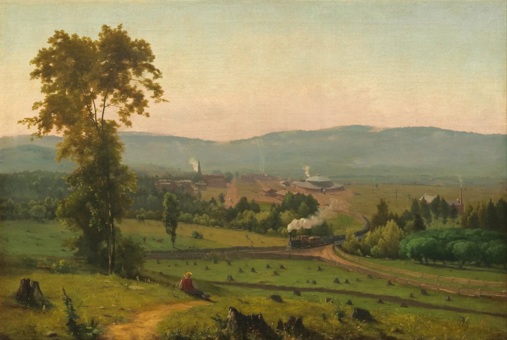 La vallée de Lackawanna - George Inness image 1 tableau peint à l’huile sur toile