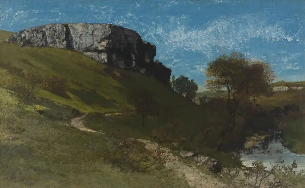 La Vallée de la Loue - Gustave Courbet image 1 reproduction artisanale de tableau