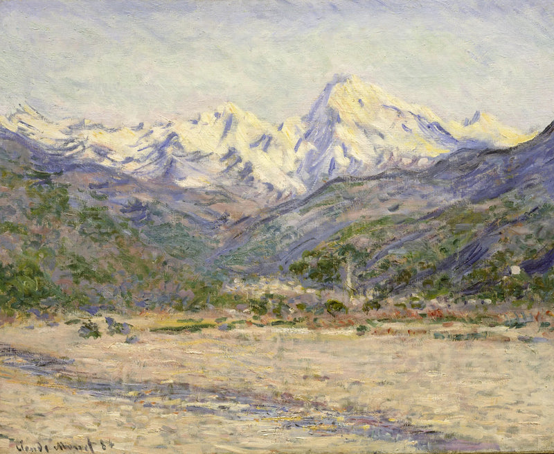 La Vallée de la Nervia - Claude Monet