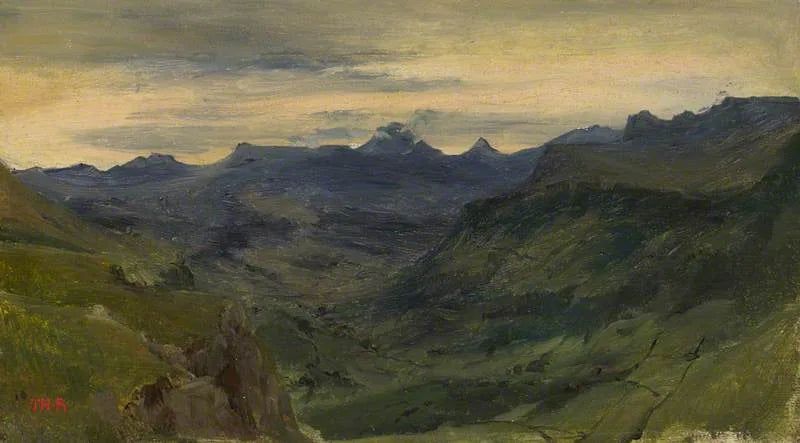 La Vallée de Saint-Vincent - Théodore Rousseau image 1 reproduction artisanale de tableau
