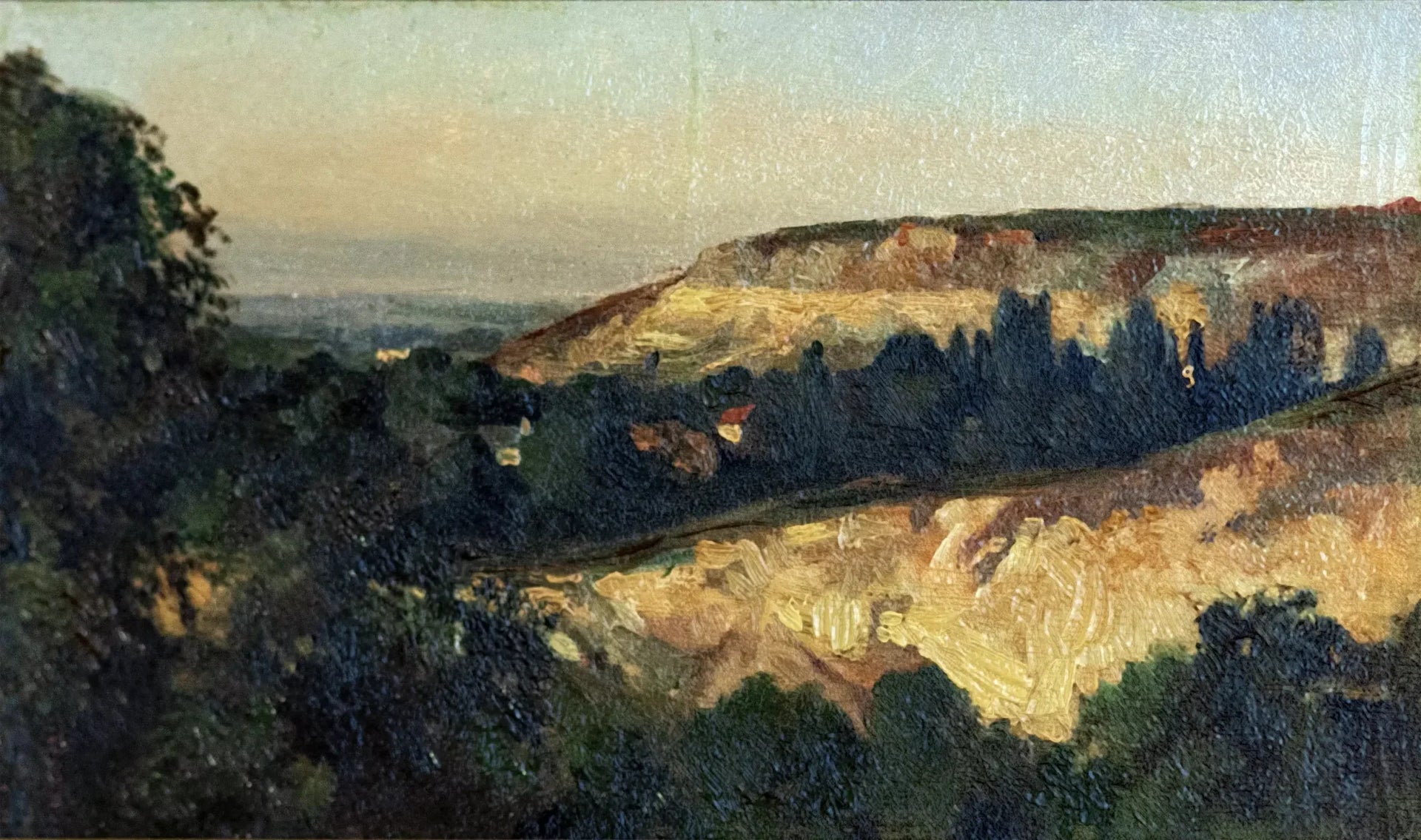 La Vallée - Gustave Courbet image 1 reproduction d’œuvre d’art à l’huile