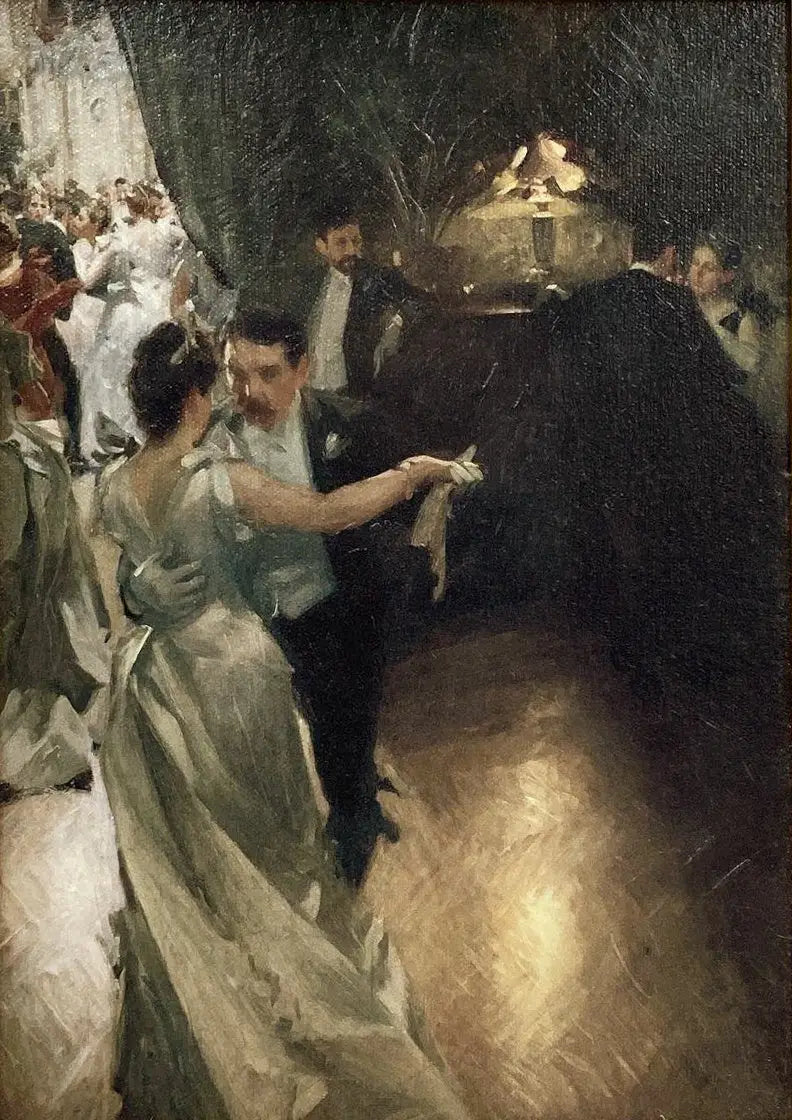 La Valse - Anders Zorn image 1 copie de tableau peinte à la main