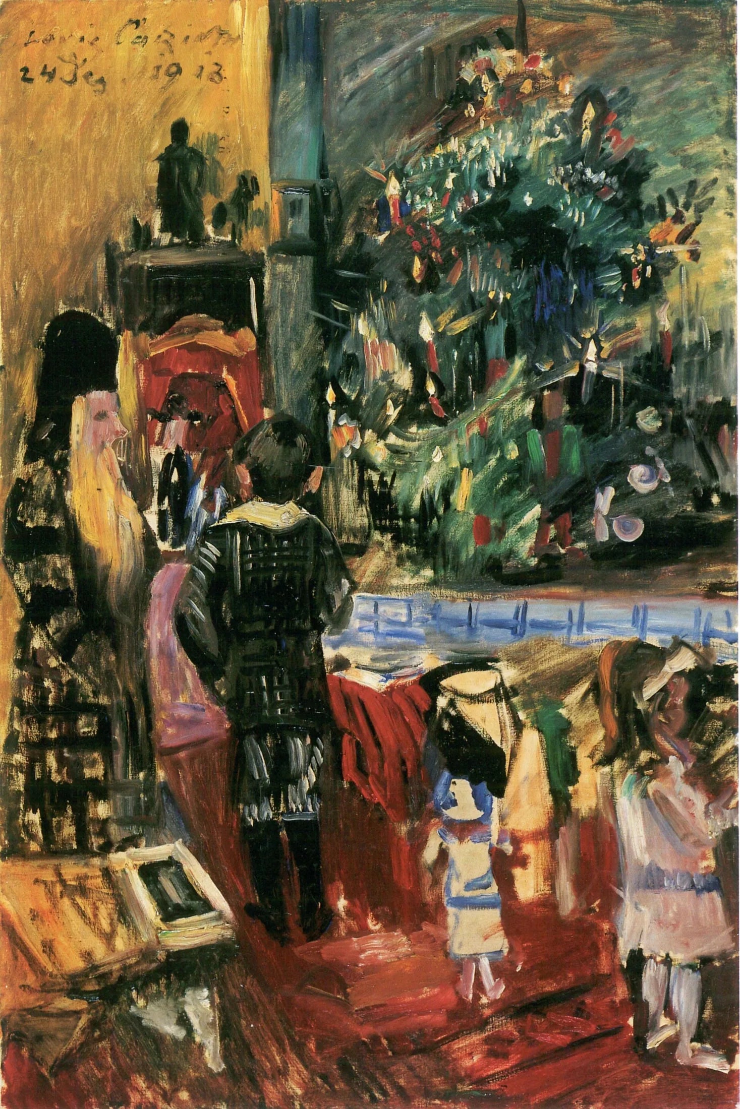 la veille de Noël - Lovis Corinth image 1 reproduction artisanale de tableau