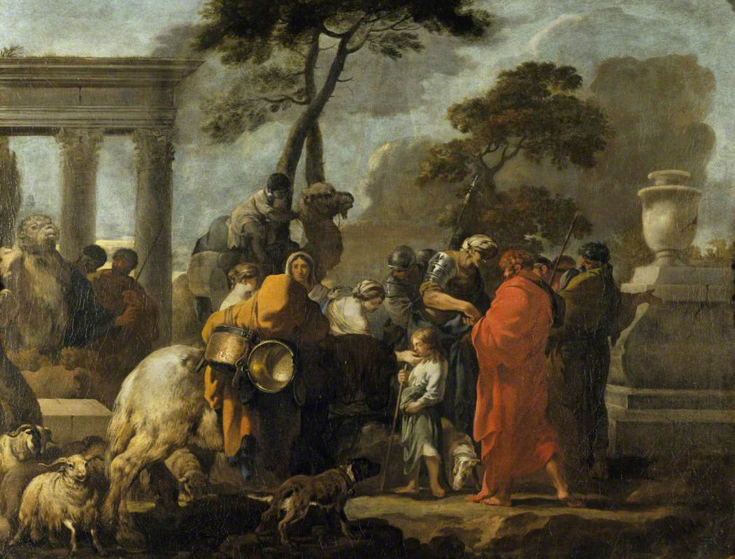 La vente de Joseph par ses frères - Sébastien Bourdon