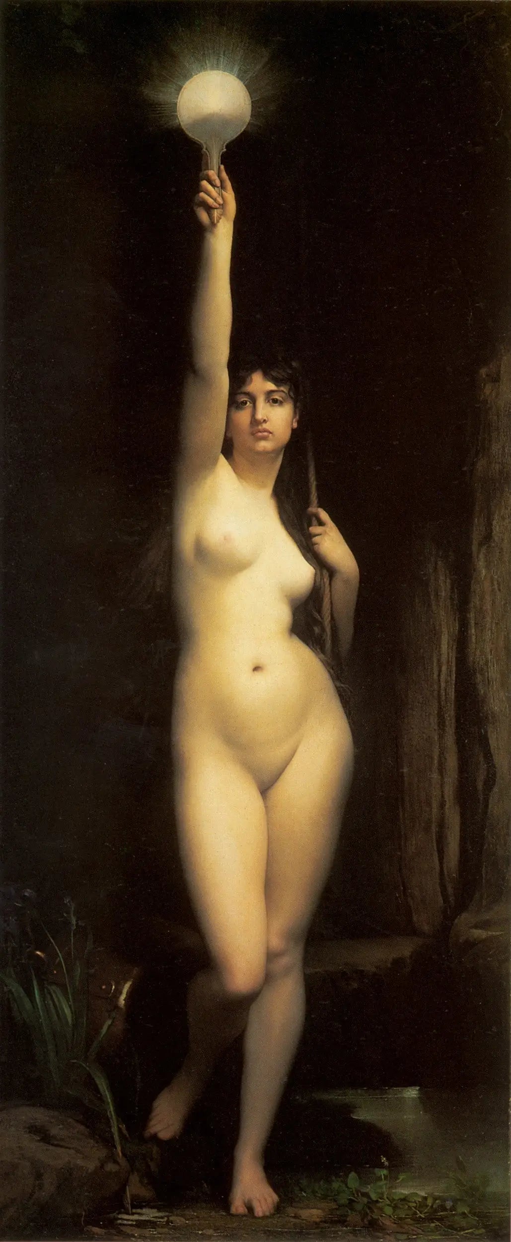 La Vérité - Jules Lefebvre image 1 copie de tableau peinte à la main