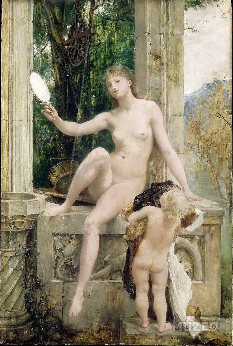 La vérité - Paul Baudry image 1 tableau peint à l’huile sur toile
