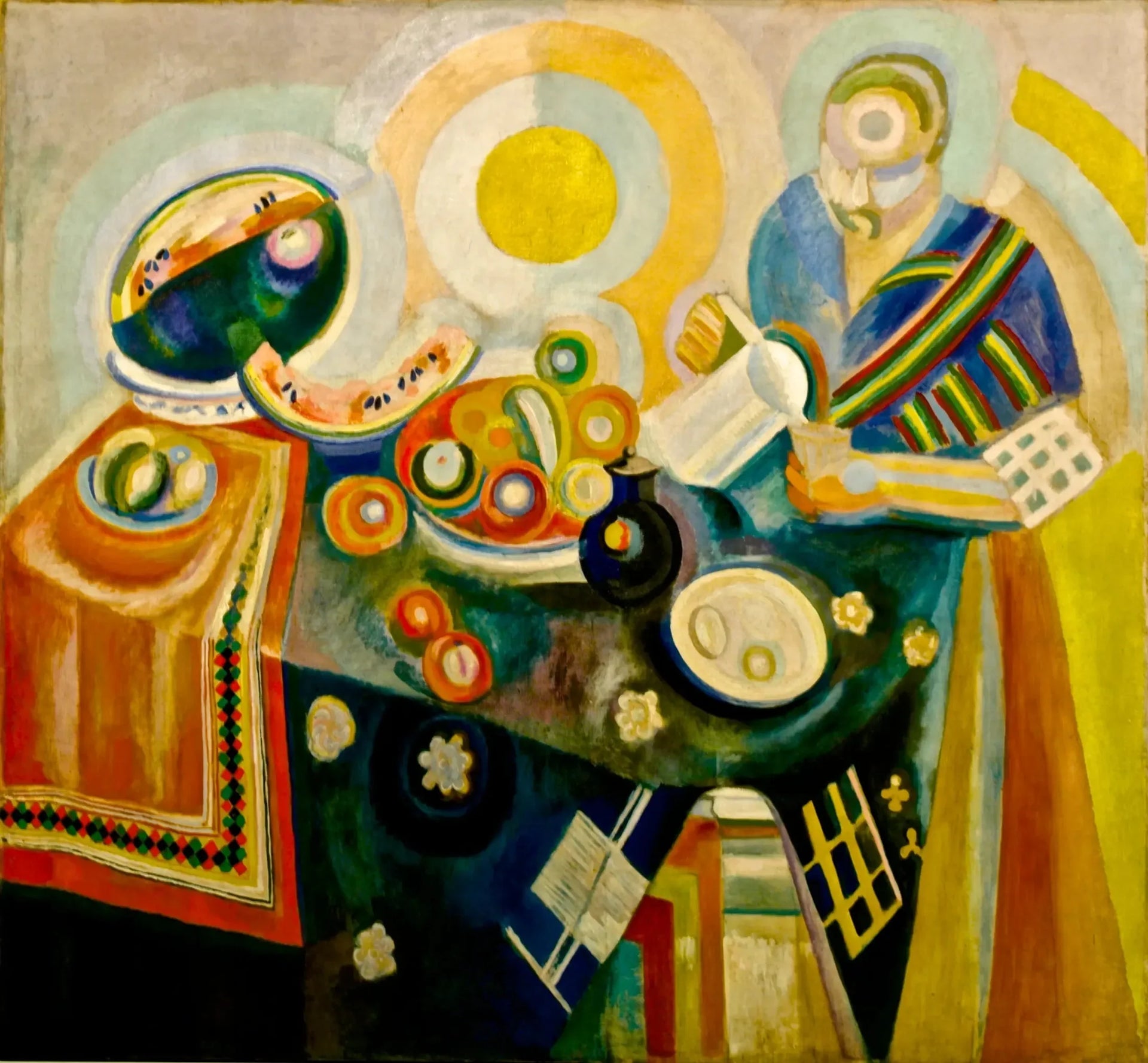 La Verseuse - Robert Delaunay image 1 reproduction artisanale de tableau