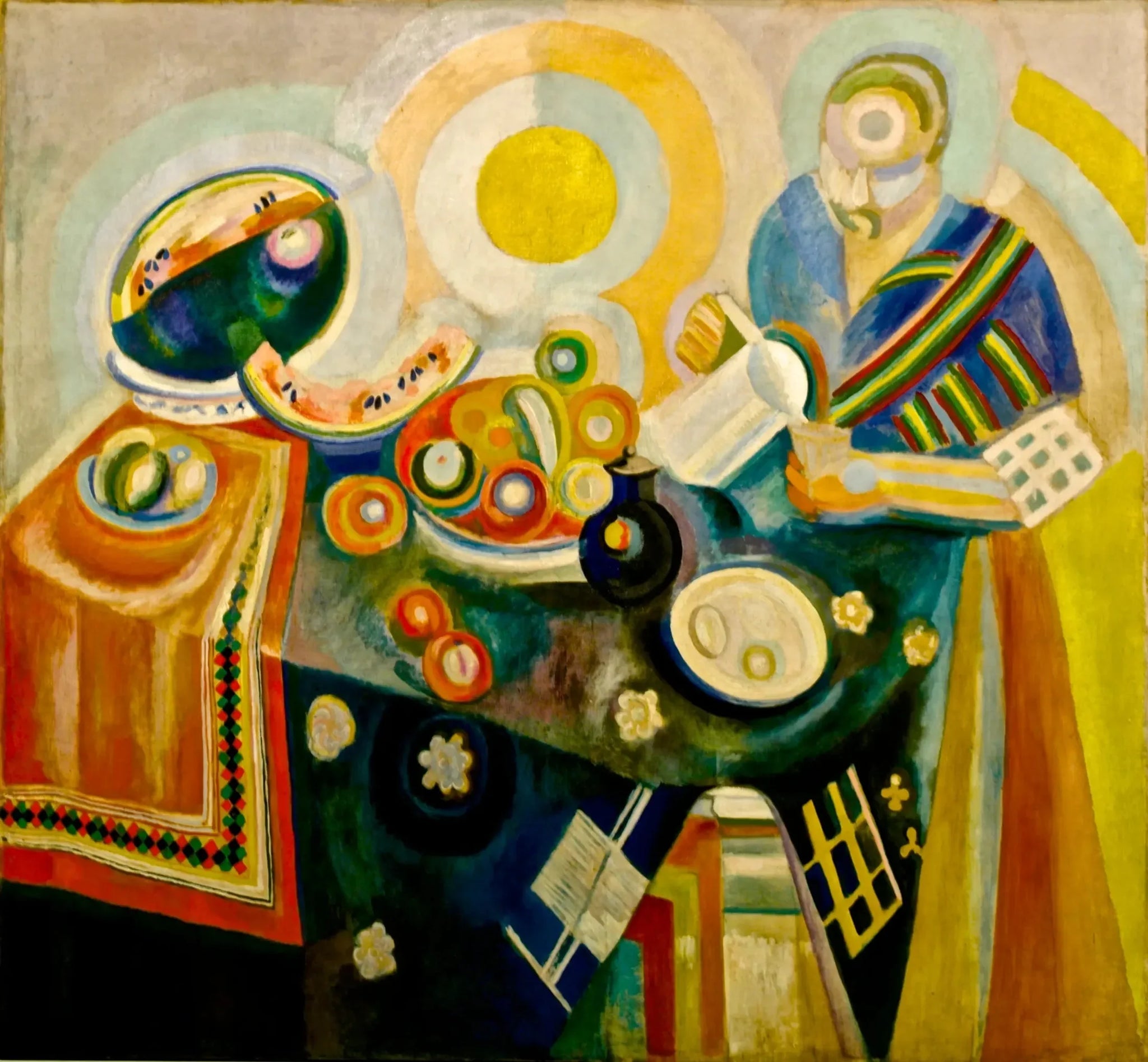 La Verseuse - Robert Delaunay image 1 reproduction artisanale de tableau