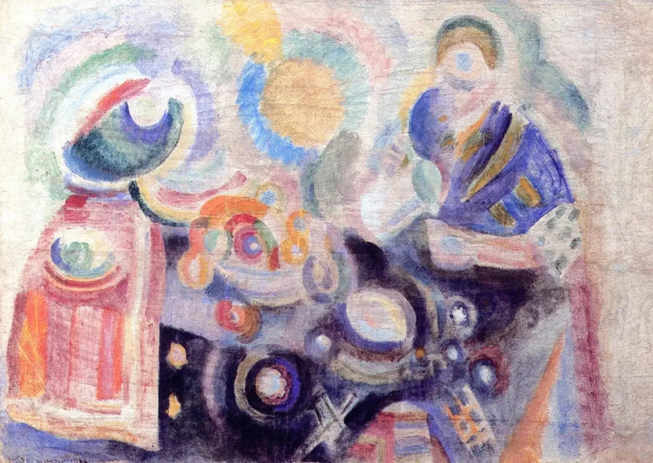 La Verseuse - Robert Delaunay image 1 reproduction de peinture à l’huile