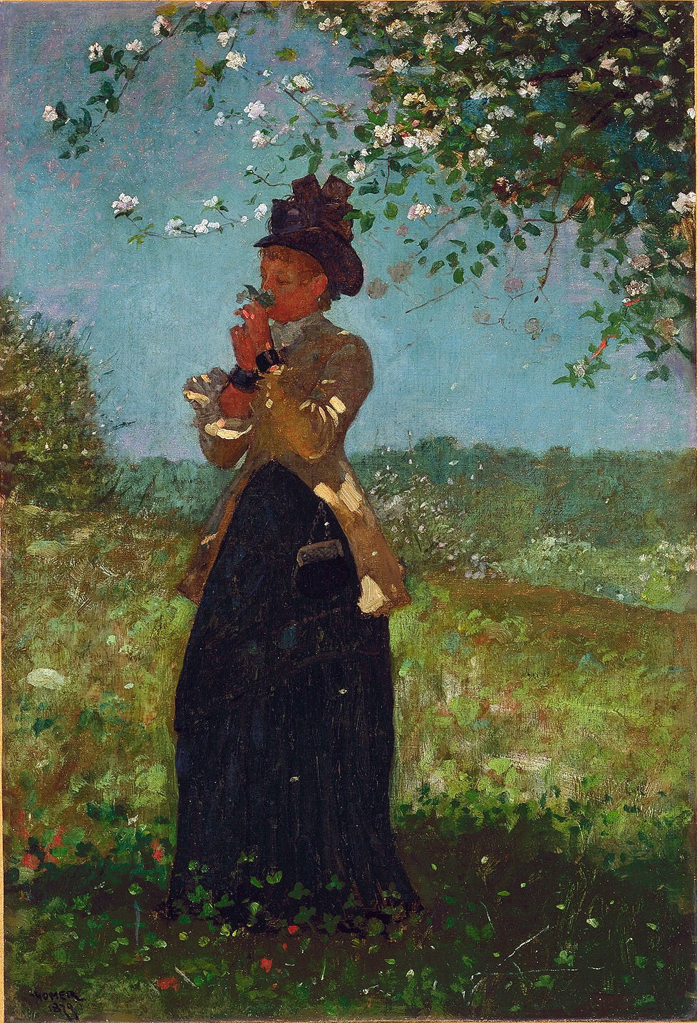 La veste jaune - Winslow Homer image 1 reproduction réalisée par Alpha Reproduction