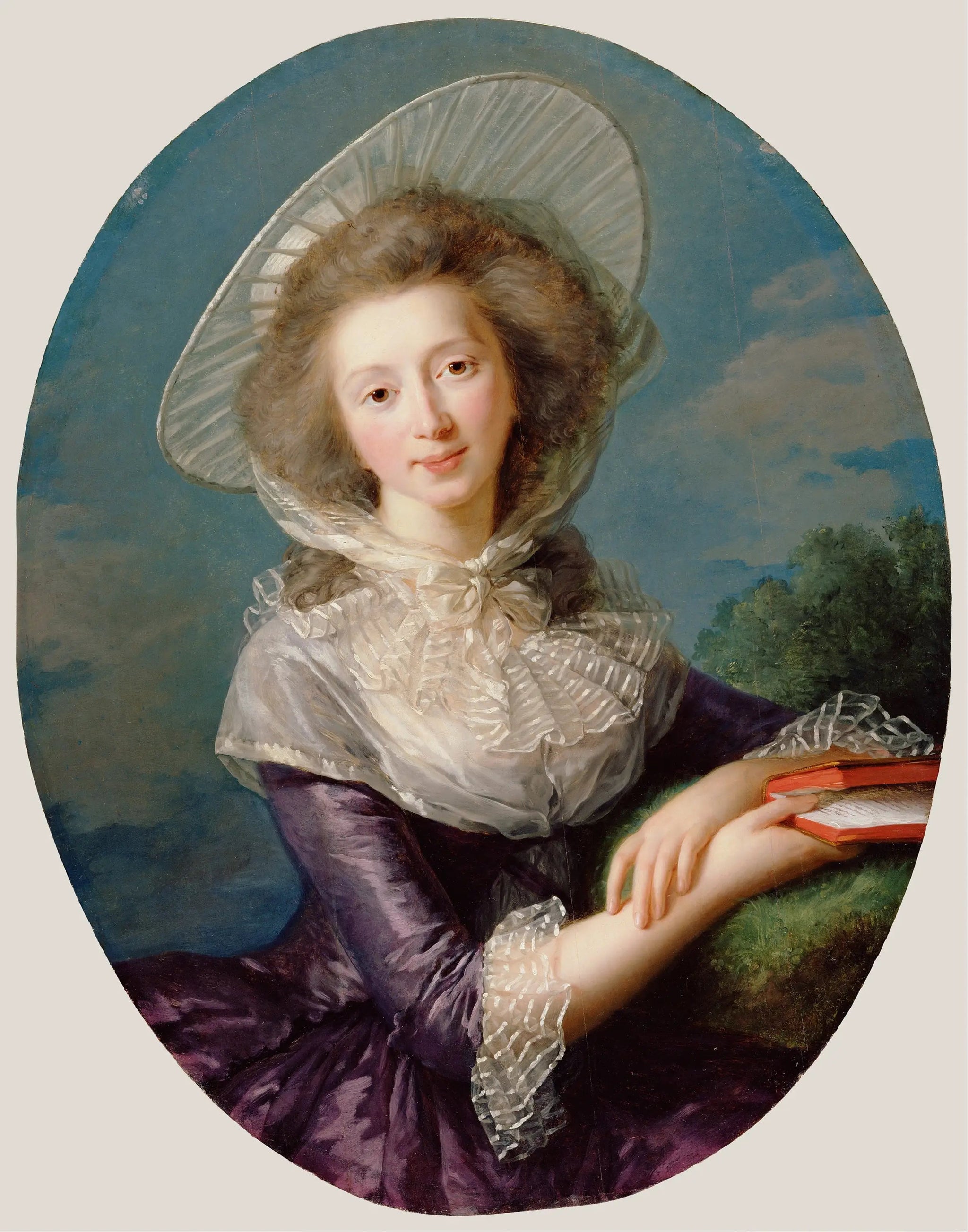 La Vicomtesse de Vaudreuil - Élisabeth Vigée Le Brun image 1 copie peinte à la main à l’huile