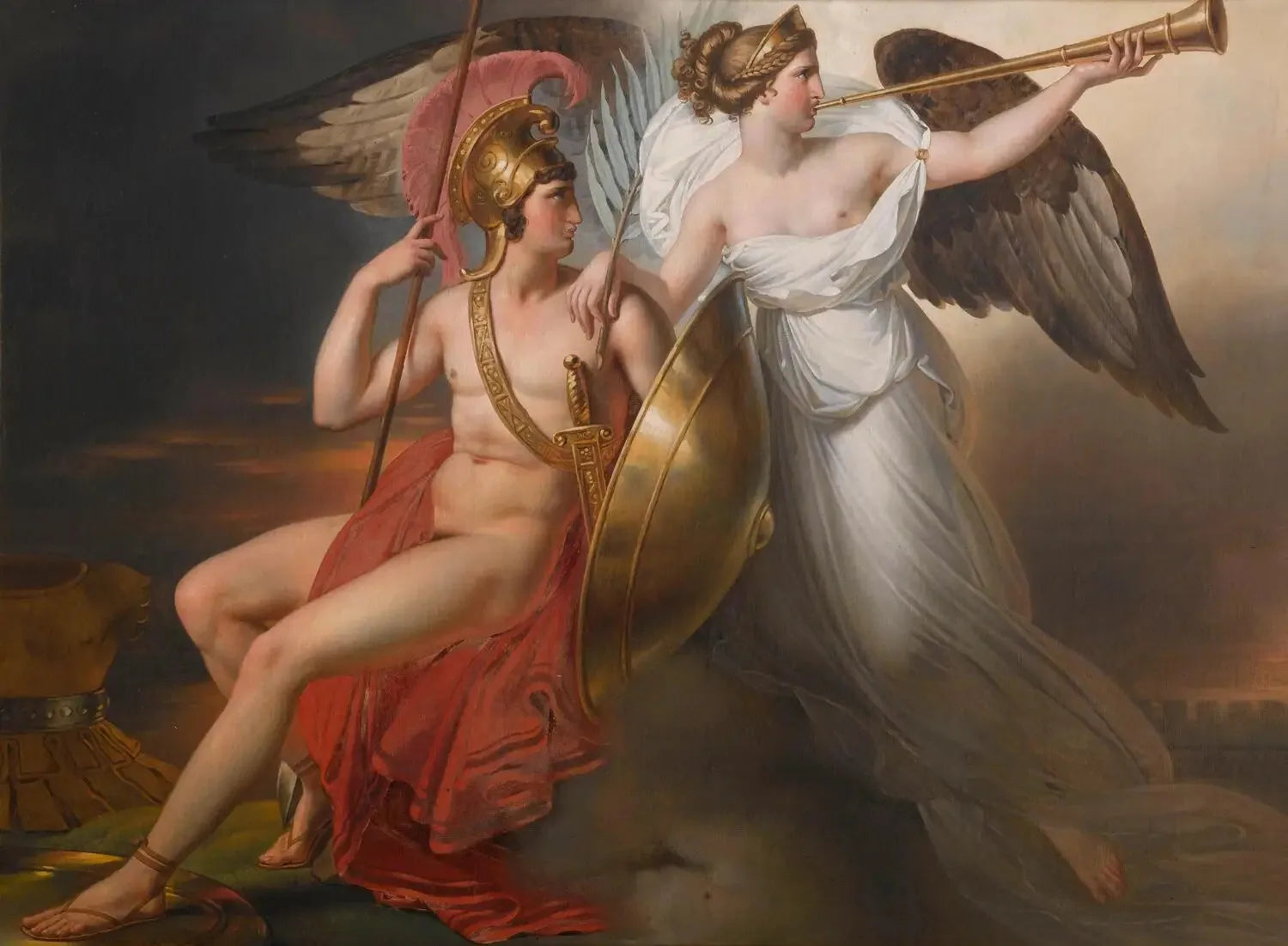 La Victoire - Anne-Louis Girodet image 1 reproduction artisanale de tableau