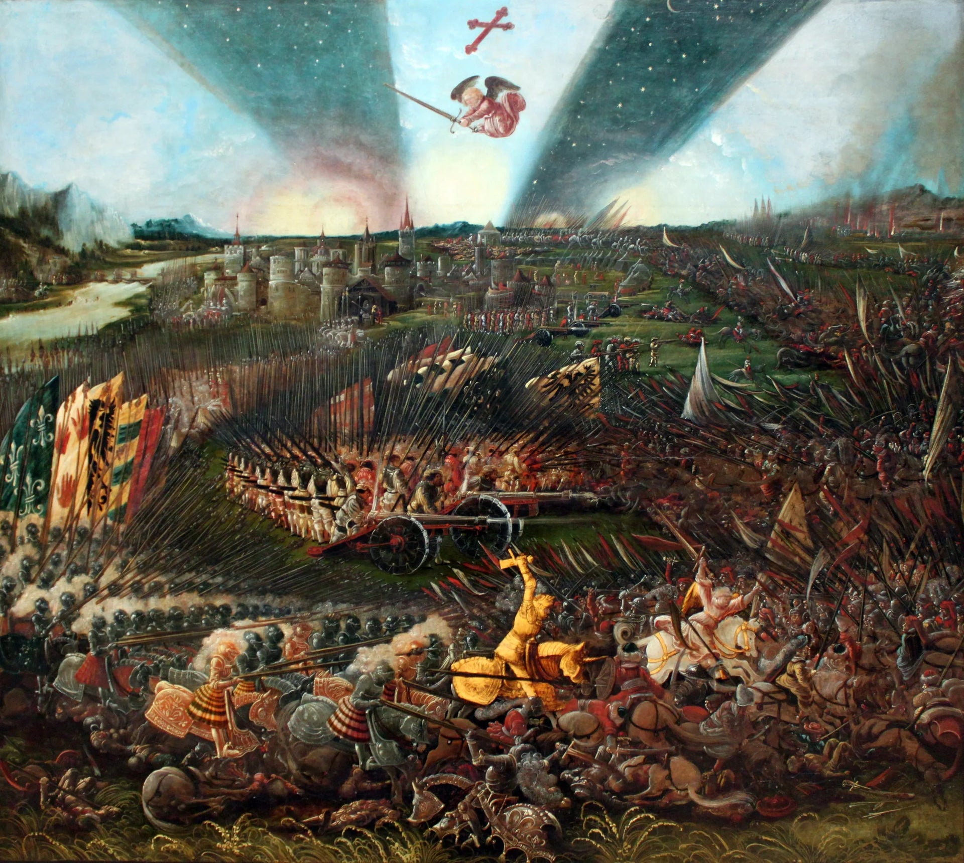 La Victoire de Charlemagne - Albrecht Altdorfer image 1 copie peinte à la main à l’huile