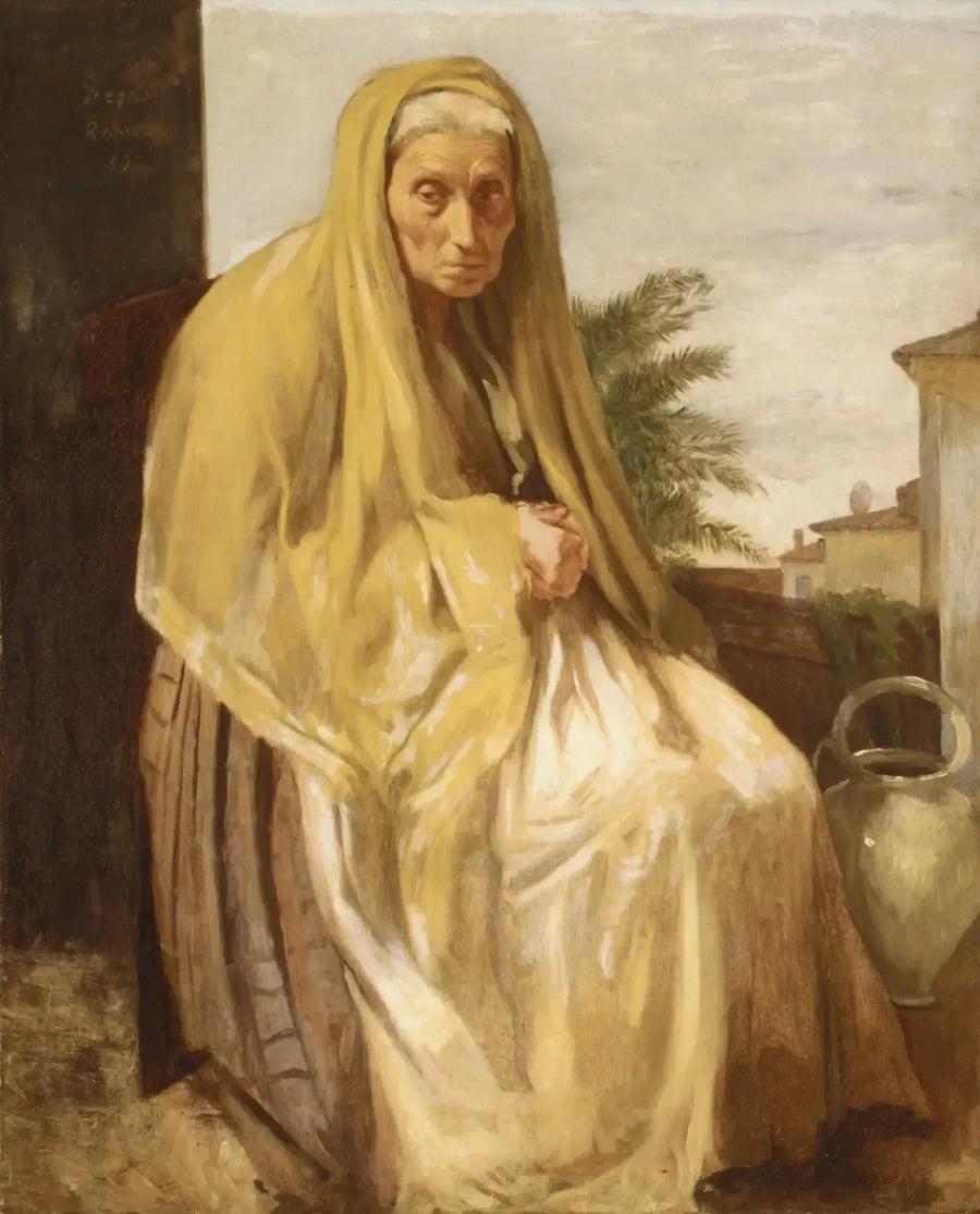 La vieille femme italienne - Edgar Degas