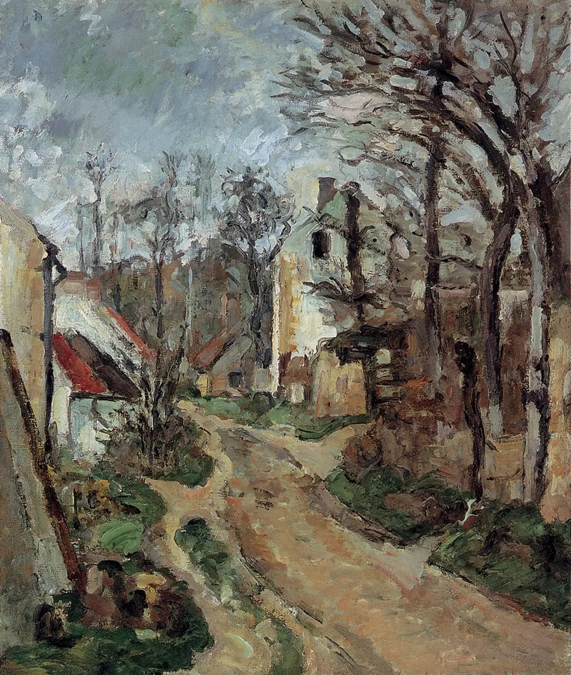 La Vieille Route à Auvers-sur-Oise - Paul Cézanne
