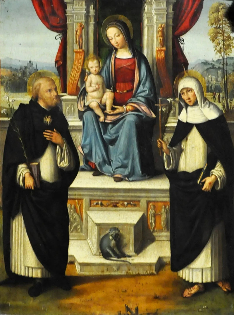 La Vierge à l'Enfant avec des saints - Benvenuto Tisi