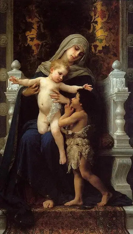 La Vierge à l'Enfant avec Saint Jean - Bouguereau