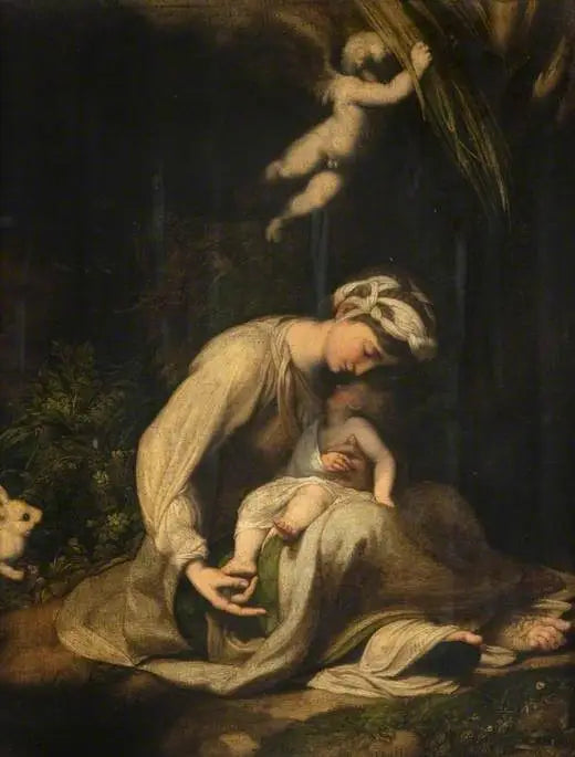 La Vierge à l'Enfant avec un lapin - Antonio da Correggio image 1 copie de tableau peinte à la main