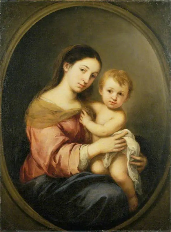 La Vierge à l'Enfant - Bartolomé Esteban Murillo image 1 copie de tableau peinte à la main