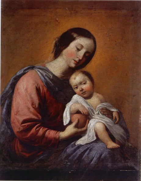 La Vierge à l'Enfant - Francisco de Zurbarán image 1 reproduction réalisée par Alpha Reproduction