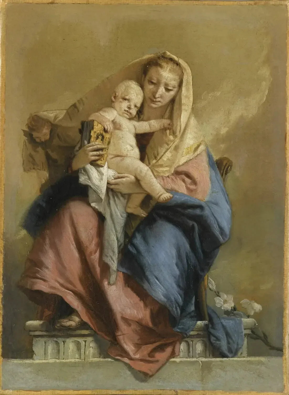 La Vierge à l'Enfant - Giovanni Battista Tiepolo image 1 reproduction de peinture à l’huile