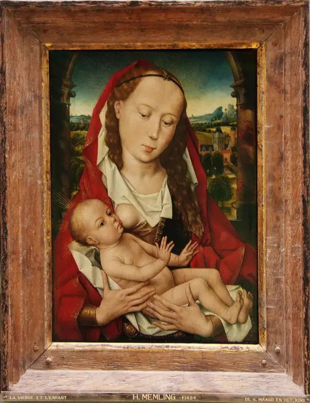 La Vierge à l'Enfant - Hans Memling image 1 reproduction réalisée par Alpha Reproduction