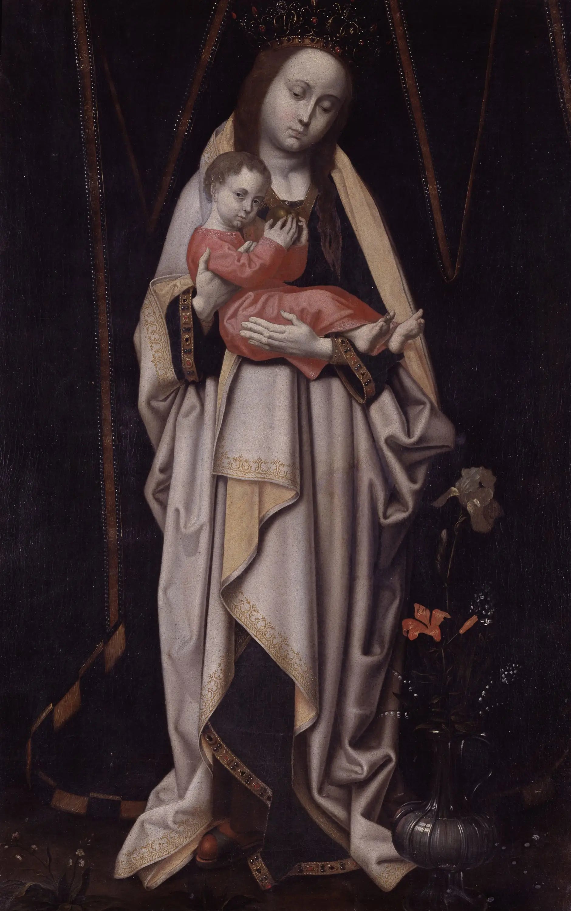 La Vierge à l'Enfant - Hugo van der Goes image 1 reproduction d’œuvre d’art à l’huile
