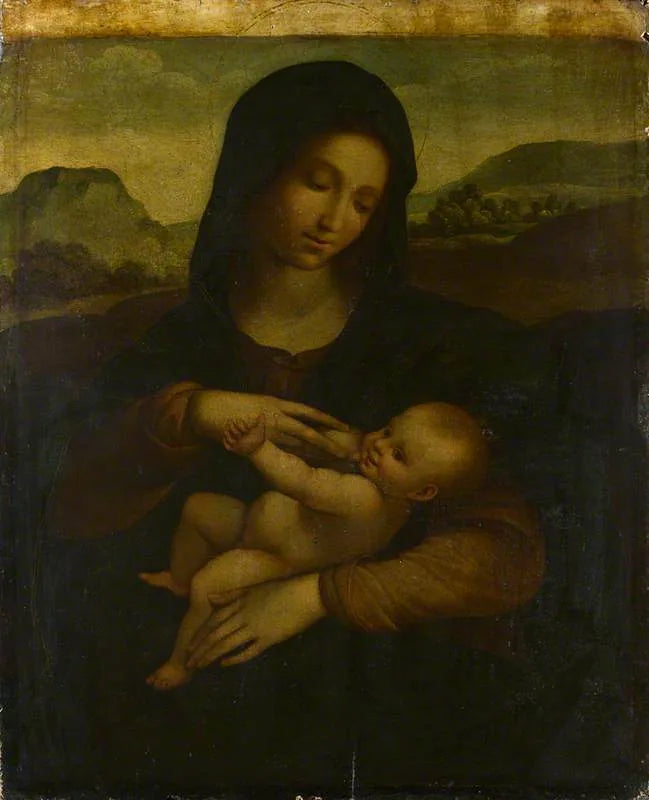 La Vierge à l'Enfant - Il Sodoma (Giovanni Antonio Bazzi) image 1 reproduction de peinture à l’huile