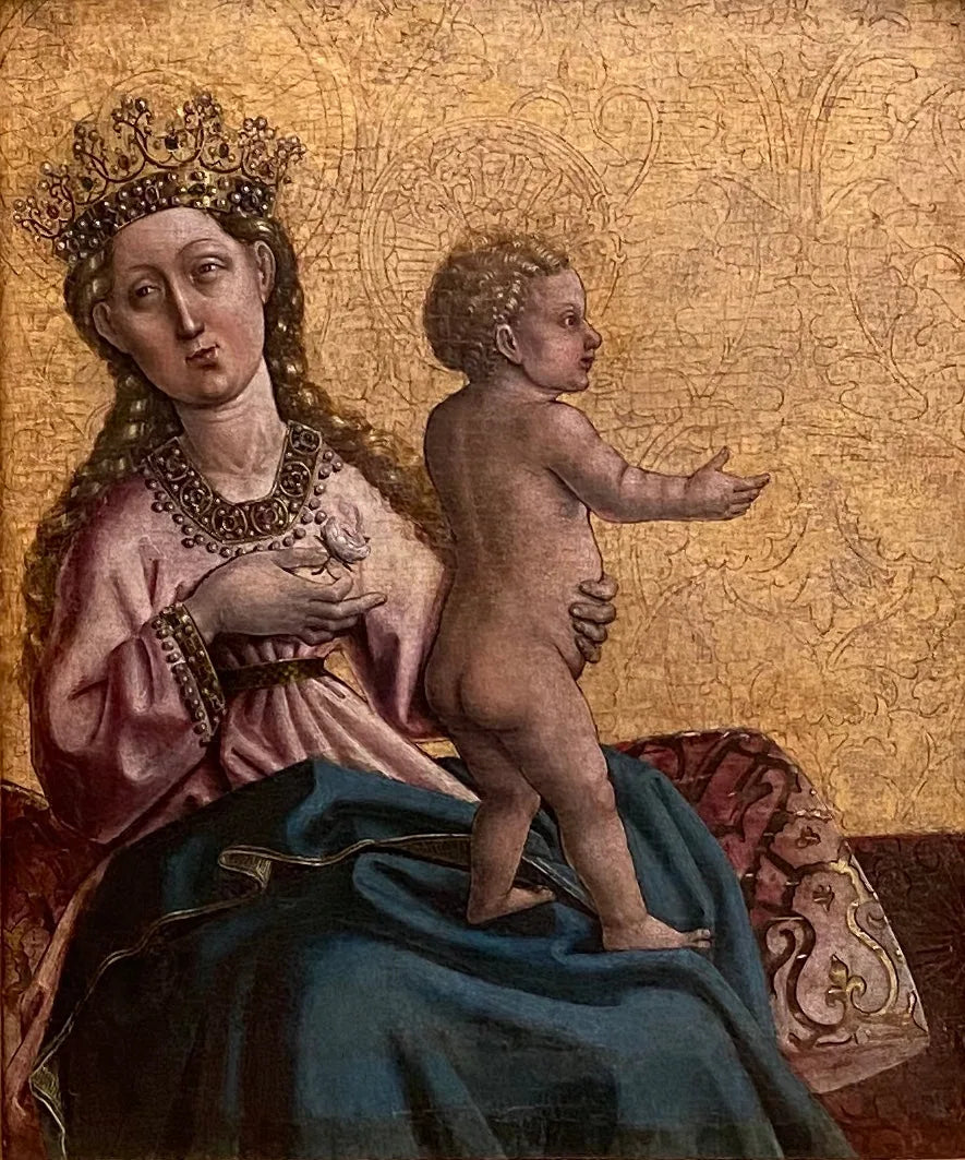 La Vierge à l'Enfant - Konrad Witz image 1 copie peinte à la main à l’huile