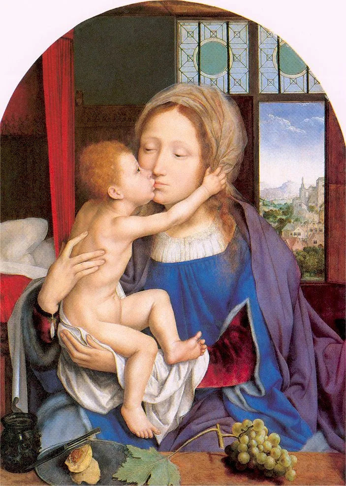 La Vierge à l'Enfant - Quentin Metsys image 1 reproduction réalisée par Alpha Reproduction