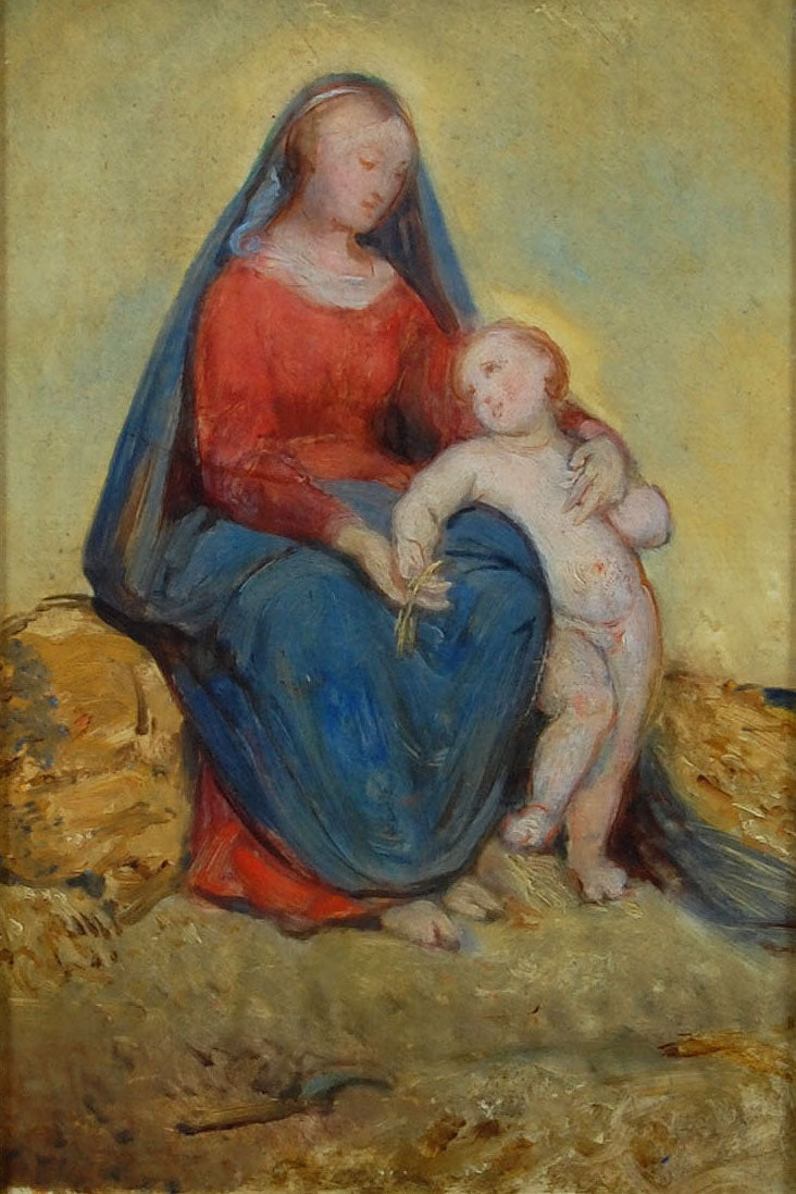 La Vierge à la Moisson - Ary Scheffer image 1 reproduction de peinture à l’huile
