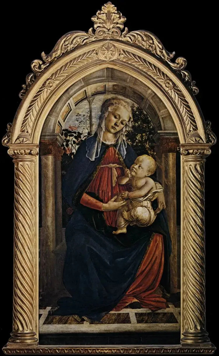 La Vierge à la roseraie - Sandro Botticelli image 1 copie de tableau peinte à la main