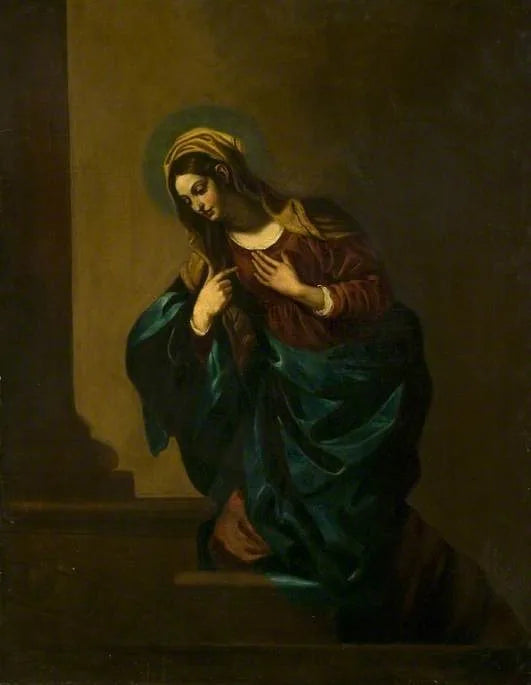 La Vierge Annonciatrice - Guercino image 1 reproduction d’œuvre d’art à l’huile