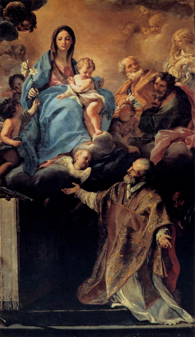 La Vierge apparaissant à saint Philippe Néri - Carlo Maratta