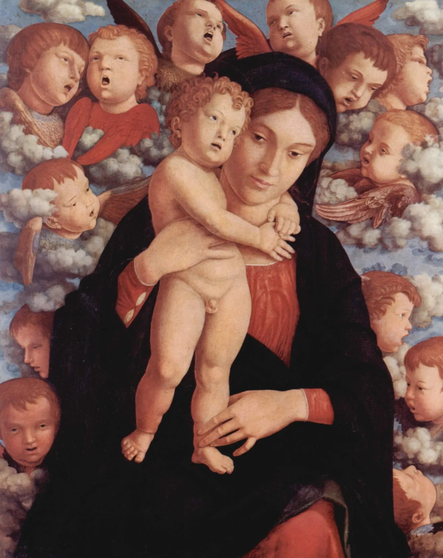 La Vierge aux chérubins - Andrea Mantegna image 1 reproduction d’œuvre d’art à l’huile