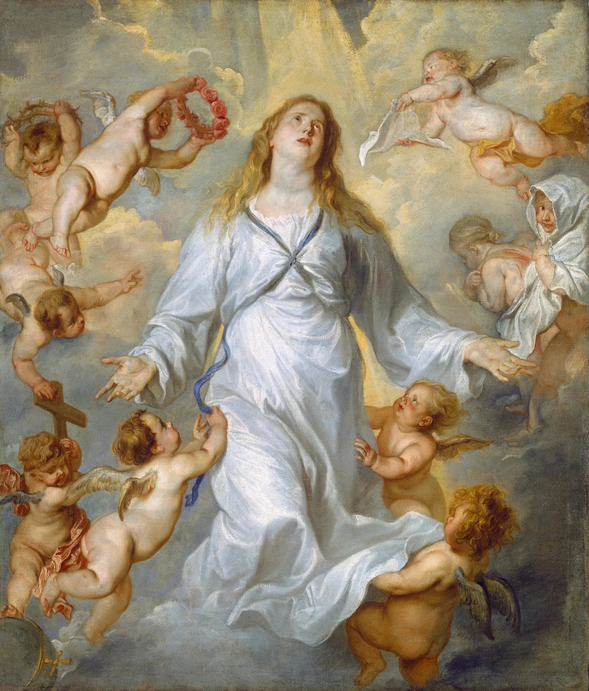 La Vierge comme intercesseur - Antoine van Dyck image 1 reproduction d’œuvre d’art à l’huile