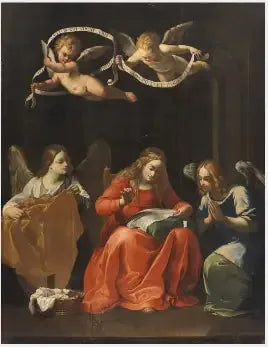 La Vierge cousant ou la Vierge de l'Annonciation - Guido Reni image 1 reproduction d’œuvre d’art à l’huile
