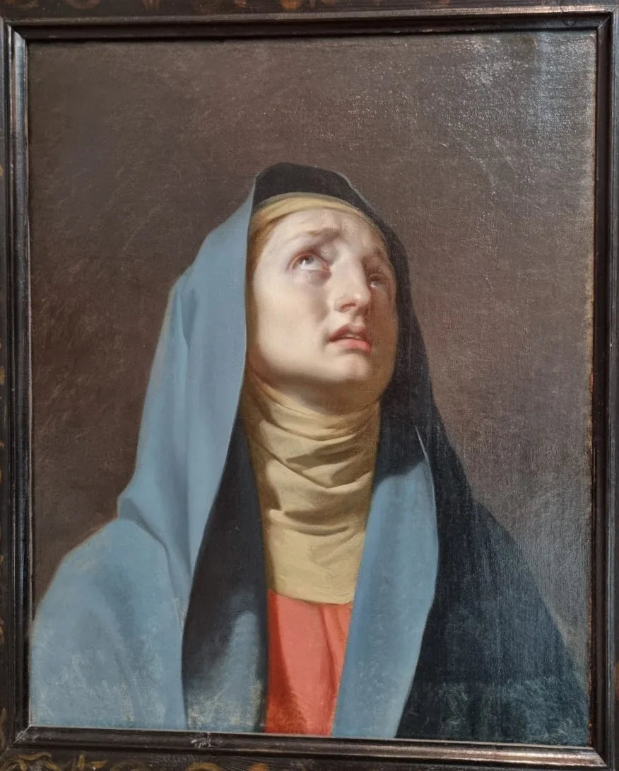 La vierge de douleur - Jean-Baptiste Regnault image 1 reproduction de peinture à l’huile