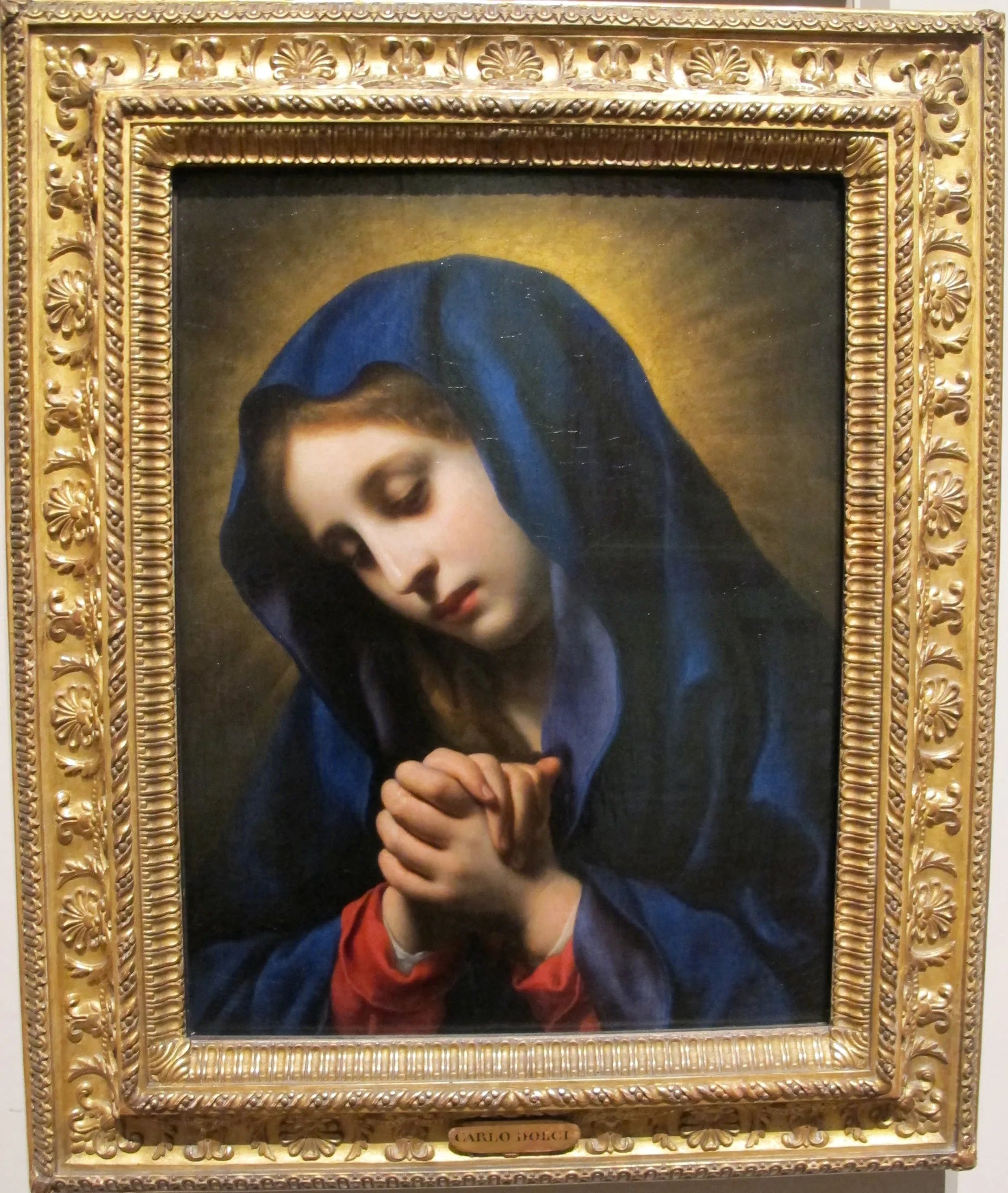 La Vierge de l'Annonciation - Carlo Dolci image 1 reproduction de peinture à l’huile