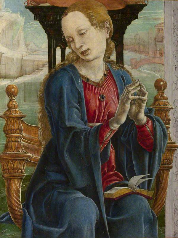 La Vierge de l'Annonciation - Cosmè Tura image 1 copie peinte à la main à l’huile