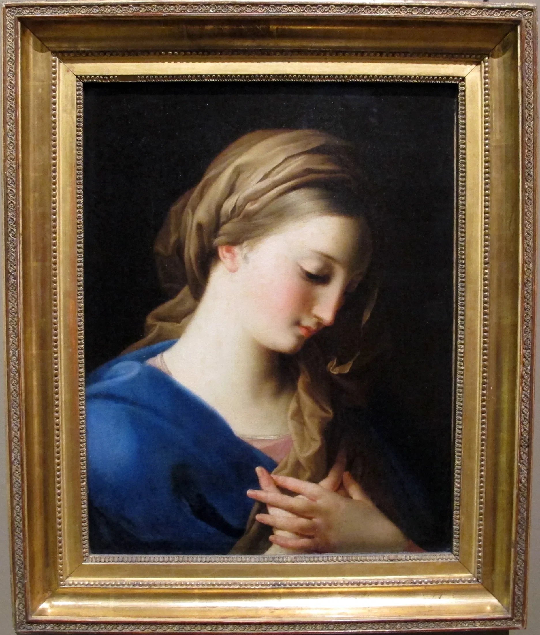 La Vierge de l'Annonciation - Pompeo Batoni image 1 reproduction réalisée par Alpha Reproduction