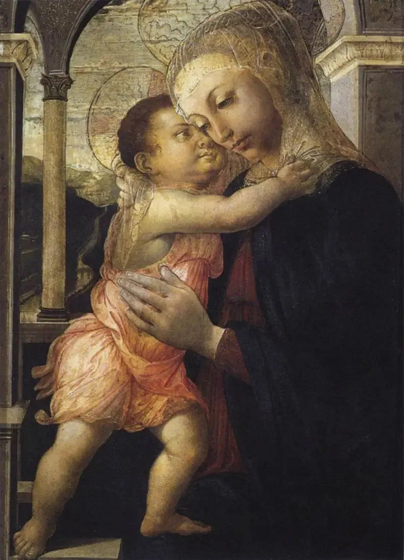 La Vierge de la loggia - Sandro Botticelli image 1 copie de tableau peinte à la main