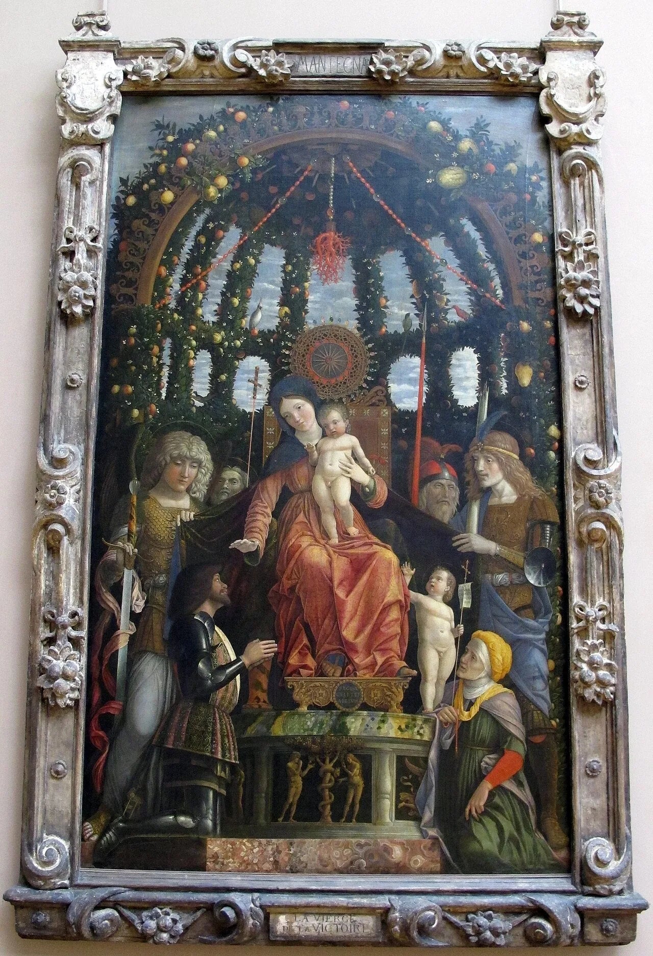 La Vierge de la Victoire - Andrea Mantegna image 2 reproduction de peinture à l’huile
